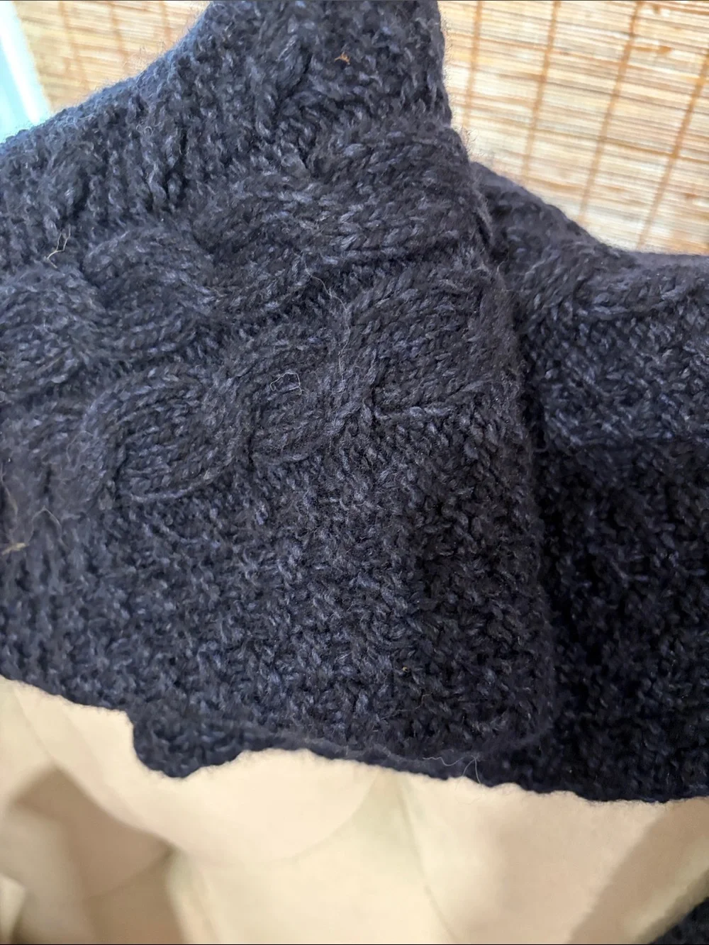 NWT Men’s FatFace Navy Cable Crewneck Sweater